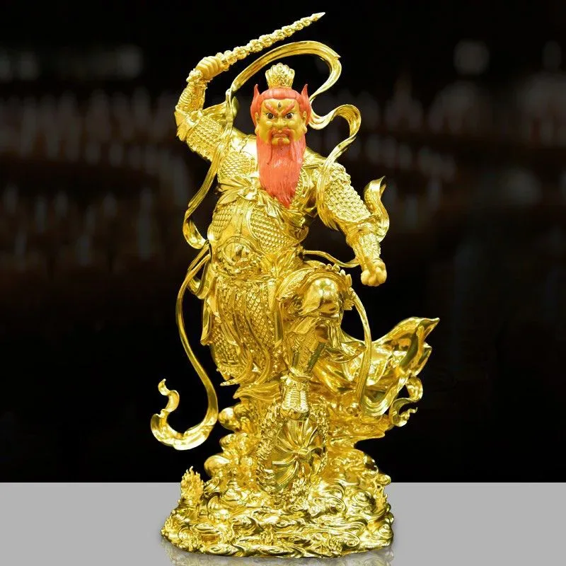 Mosiężna statua Wanga Lingguana
